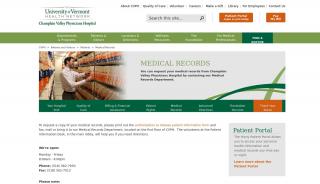 
                            5. UVM Health Network - CVPH - Medical Records - Cvph.org - Cvph Patient Portal