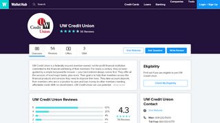 
                            4. UW Credit Union Reviews: 56 User Ratings - WalletHub - Uw Credit Union Money Link Portal