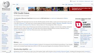 
                            6. UW Credit Union - Wikipedia - Uw Web Branch Portal