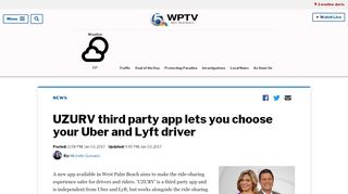 
UZURV third party app lets you choose your Uber and Lyft driver  
