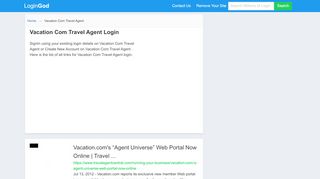 
Vacation Com Travel Agent Login or Sign Up
