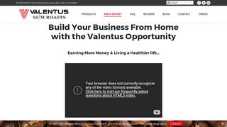 
                            3. Valentus Opportunity | Join Today - Valentus Slim Roast Coffee - Valentus Sign Up