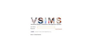 
                            2. Validation Study Information Management System - compass - Vsims Login