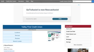 
                            5. Valley First Credit Union - Modesto, CA at 1419 J Street - Valley First Credit Card Portal
