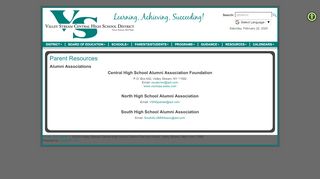 
Valley Stream Central High School District Parents/Students | Alumni ...
