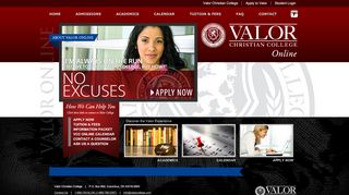 
                            4. Valor Christian College Online - Valoronline Portal