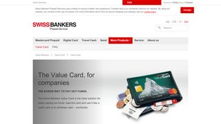 
                            5. Value Card - Simple payments to employees | Swiss Bankers - Swiss Bankers Travel Cash Card Portal
