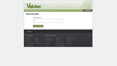 Valutec Customer Application Center