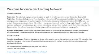 
                            2. Vancouver Learning Network: Login - Vln Student Login