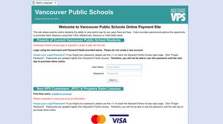 
Vancouver Public Schools - INTOUCH RECEIPTING
