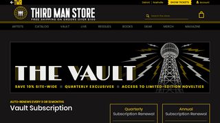 
                            13. Vault - Third Man Records - Tmr Portal