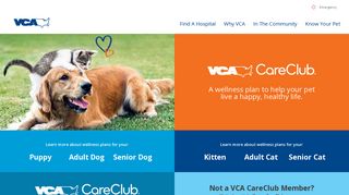 VCA CareClub  VCA Hospitals - VCA Animal Hospitals