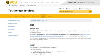 
VCU - eID | Technology Services
