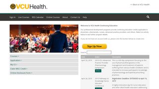 
                            7. VCU Health CE Continuing Education - Vcu My Portal Portal
