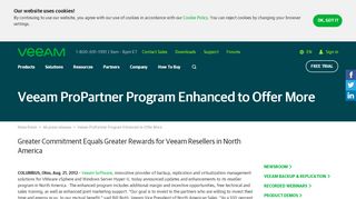 
                            7. Veeam ProPartner Program Enhanced to Offer More - Veeam Partner Portal Portal