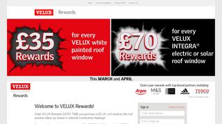 
                            3. VELUX Rewards - Jewson Rewards Login