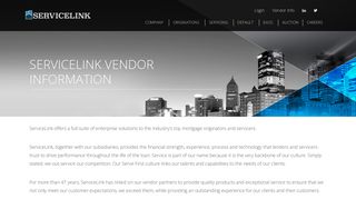 
                            3. Vendor Information | ServiceLink, Mortgage Services - Servicelink Vendor Portal