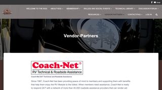 
                            5. Vendor-Partners – Redwood Owners Group - Coach Net Vendor Portal