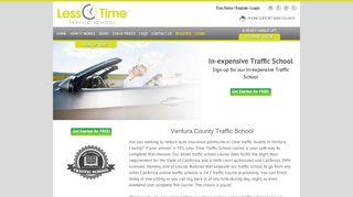
                            7. Ventura County Traffic School / LessTimeTrafficSchool.com - Cheap Cartoon Online Traffic School Portal
