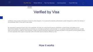 
                            4. Verified By Visa | Visa - Verified By Visa Santander Portal