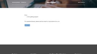 
                            2. Verifone Support Portal - Verifone Portal