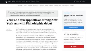 
                            2. VeriFone taxi app follows strong New York run with ... - Verifone Taxi Driver Login Philadelphia