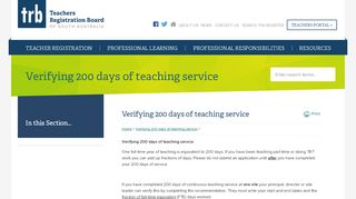 
                            8. Verifying 200 days of teaching service - Teachers Registration ... - Employee Information Kiosk Decd Login