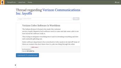 Verizon Cofee Software Is Worthless - post regarding ...