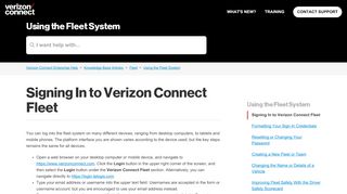 
                            12. Verizon Connect Knowledge Base | Logging Into Verizon ... - Telogis Portal