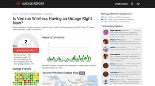 
Verizon Wireless Outage: Service Down and Not Working ...  
