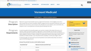 
                            6. Vermont Medicaid | Benefits.gov - Vt Medicaid Portal