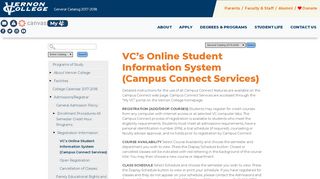 
                            2. Vernon College - VC's Online Student Information System (Campus ... - Vconline Edu Student Portal