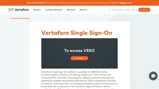 
                            2. Vertafore Single Sign-On | Vertafore - My Vertafore Portal