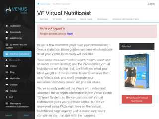 VF Virtual Nutritionist - Venus index