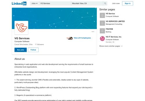 
                            5. VG Services | LinkedIn - Vgservice Login