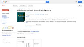 
                            7. VHDL Coding and Logic Synthesis with Synopsys - Wraparound Synthesis Portal