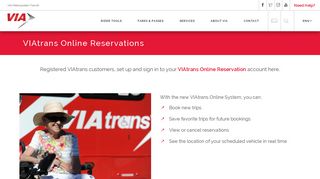 
                            9. VIAtrans Online Reservations - VIA Metropolitan Transit - Trans Track Portal