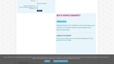 
                            3. Vicinitee Community - Sign In