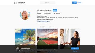 
                            7. Victoria Van Kress (@victoriavankress) • Instagram photos ... - Copperheadmining Com Login