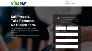 
                            4. VIDAPAY Merchant Processing | Try it risk-free! - Vidapay Portal