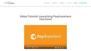 
                            5. Video Tutorial: Launching PayAnywhere Test Drive | North ... - Payanywhere Com Portal
