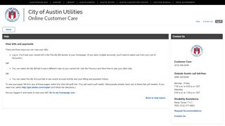 
                            4. View bills and payments - COA Utilities - Help - Coautilities Com Portal