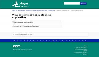
                            1. View or comment on a planning application | Angus Council - Angus Planning Portal