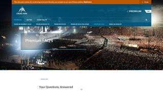 
                            8. View our FAQs for Premium Tickets - Croke Park - Croke Park Premium Ticket Portal
