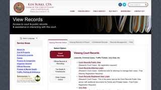 
                            1. View Records - Pinellas County Clerk - Pinellas Court Records Login
