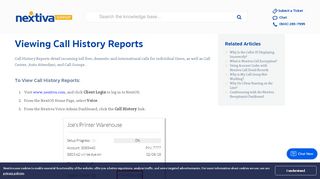 
                            6. Viewing Call History Reports | Nextiva Support - Nextiva Recorder Login
