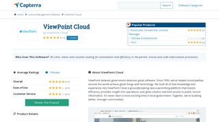
                            6. ViewPoint Cloud Reviews and Pricing - 2020 - Capterra - Viewpoint Cloud Login