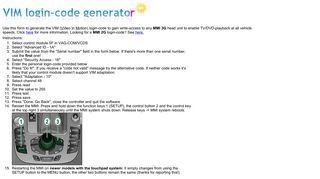 
                            6. VIM login-code generator for MMI 3G - trick77.com