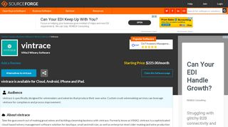 
                            7. vintrace Reviews and Pricing 2020 - SourceForge - Vintrace Login