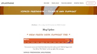 VIPKID Freshdesk  Tickets and Support — ZYLASPHERE
